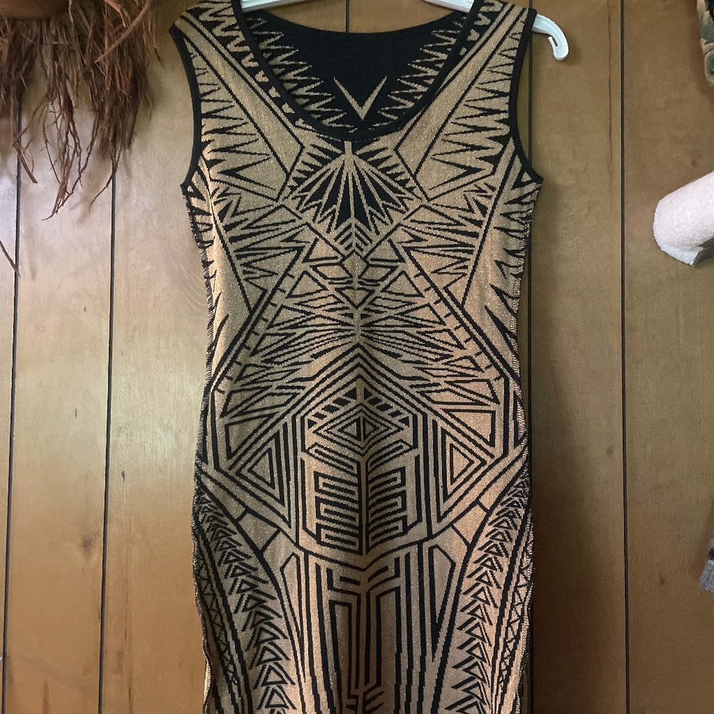 Gold sparkly dress